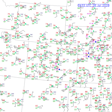 latest image of Denver,CO. obs