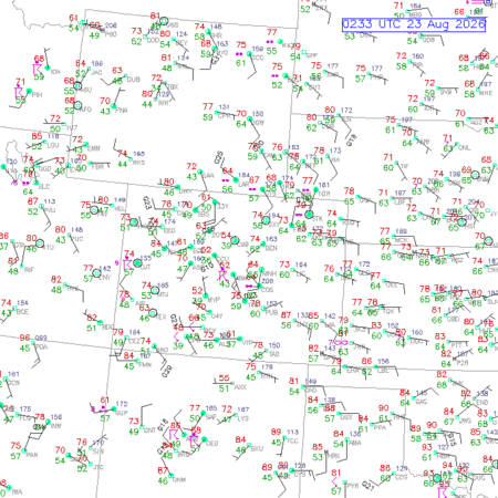 latest image of Denver,CO. obs