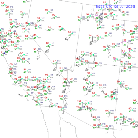 latest image of Las Vegas,NV. obs