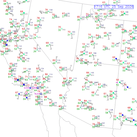 latest image of Las Vegas,NV. obs