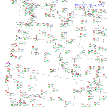 latest image of Lewiston,ID. obs