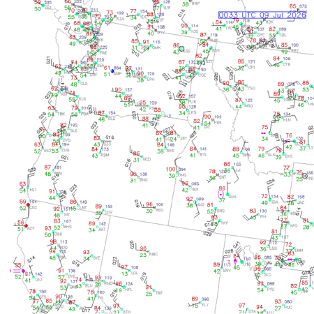 latest image of Lewiston,ID. obs