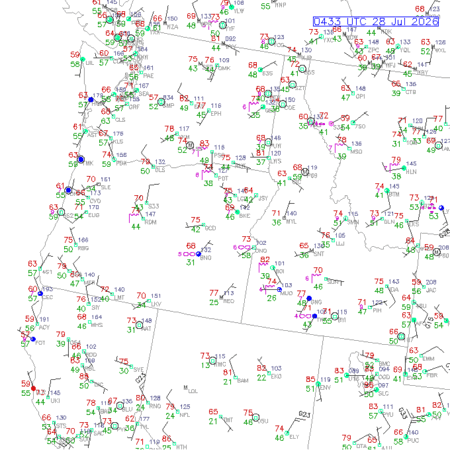 latest image of Lewiston,ID. obs