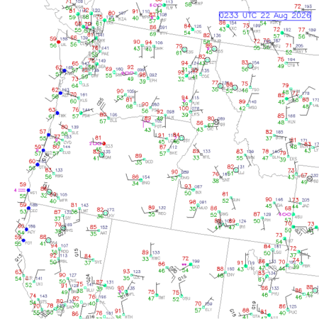 latest image of Lewiston,ID. obs
