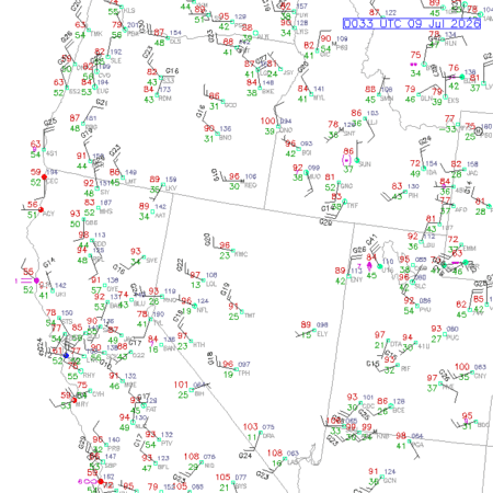 latest image of Winnemucca,NV. obs
