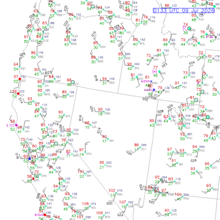 latest image of Winnemucca,NV. obs