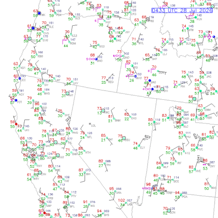 latest image of Winnemucca,NV. obs