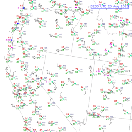 latest image of Winnemucca,NV. obs