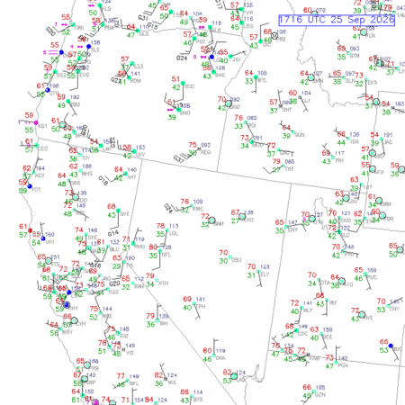 latest image of Winnemucca,NV. obs